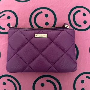 Purple Kate Spade Coin Purse
